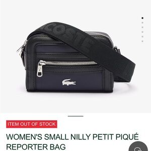 Lacoste Small Nilly Petit Piqué Reporter Bag